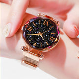 2019 Luxury Women Watches Magnetic Starry Sky Ladies Watch Quartz Wristwatch Dress Female Clock relogio feminino Free Shipping